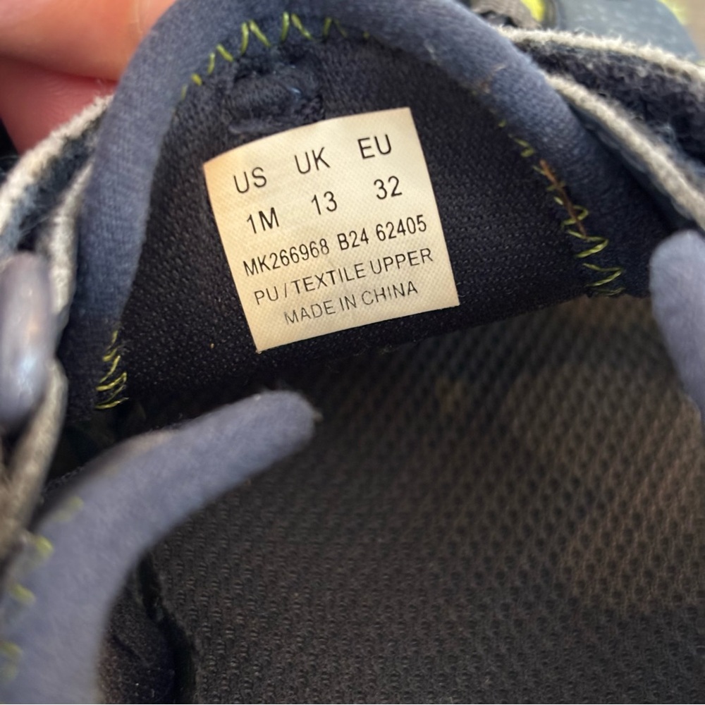 Merrell Kids' Navy and Neon Water Shoes - Picture 5 of 12